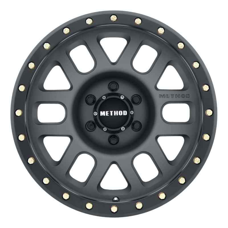 Method Wheels — Method MR309 Grid 17x8.5 0mm Offset 6x5.5 108mm CB Titanium/Black Street Loc Wheel - view 2
