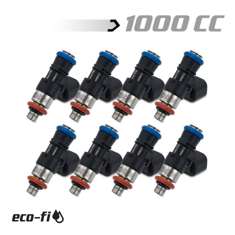 BLOX Racing — BLOX Racing Eco-Fi Street Injectors 1000cc/min GM LS3/LS7 (Set of 8) - view 1
