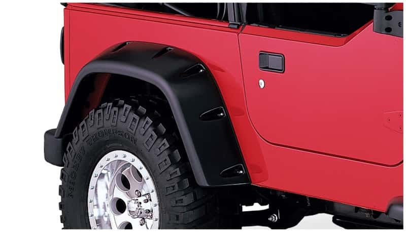 Bushwacker — Bushwacker 97-06 Jeep TJ Max Pocket Style Flares 2pc - Black
FF Pckt Styl 2Pc - view 1