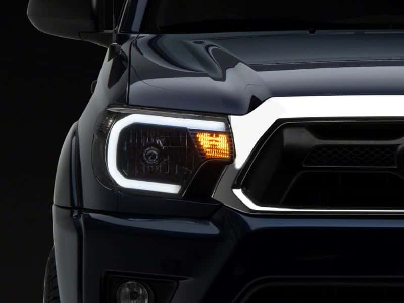 Raxiom — Raxiom 12-15 Toyota Tacoma Axial Series Headlights w/ LED Bar- Blk Housing (Clear Lens)
Headlights - view 5