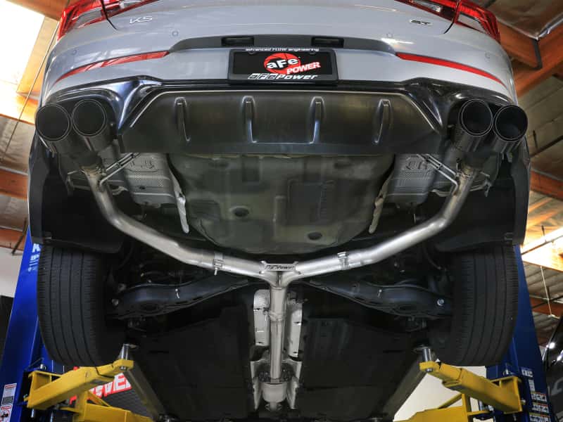 aFe — aFe Takeda 21-24 Kia K5 GT L4-2.5L (t) SS Axle-Back Exhaust System w/ Carbon Fiber Tips
Axle-Back Exhaust - view 5