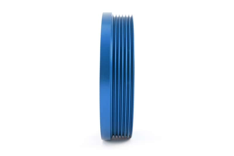 Perrin Performance — PERRIN 15-18 Subaru WRX / 13-20 BRZ / 14-18 FXT / 13-16 Crosstrek Lightened Crank Pulley - Blue - view 3