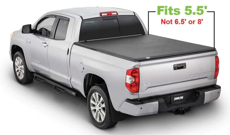 Tonno Pro — Tonno Pro 14-19 Toyota Tundra 5.5ft Fleetside Tonno Fold Tri-Fold Tonneau Cover
Soft Tri-Fold Cover - view 4