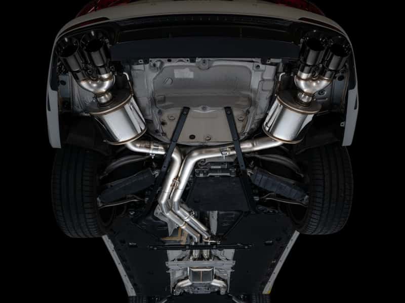 AWE Tuning — AWE Tuning 19-23 Audi C8 S6/S7 2.9T V6 AWD Touring Edition Exhaust - Diamond Black Tips
Touring Exhaust - view 3