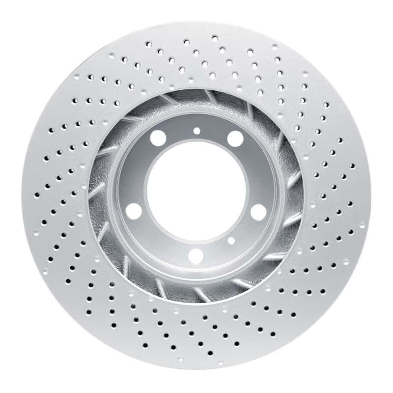 DFC — DFC 09-23 Porsche 718 Cayman Left Front Drilled GeoSPEC Coated Rotor
DFC Brake Rotor - view 5