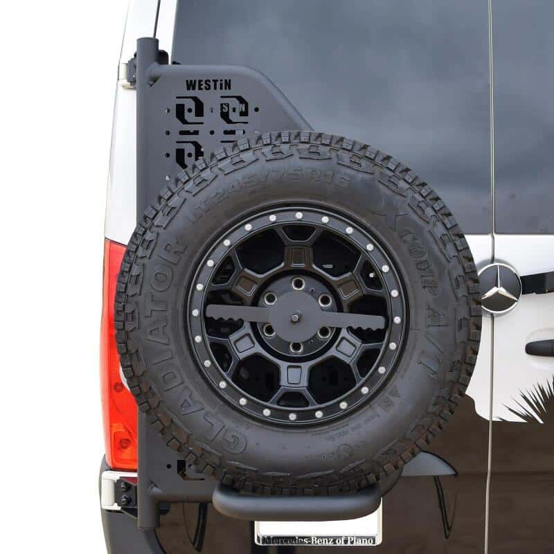 Westin — Westin 19-24 Mercedes-Benz Sprinter Accessory Carrier For XTS - Rear Driver Side - Textured Black
Driver Carrier - view 11