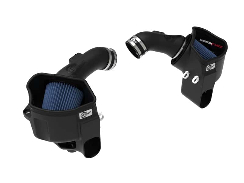 aFe — aFe POWER Magnum FORCE Stage-2 Pro 5R Cold Air Intake System 12-19 BMW M5 (F10) / M6 (F12/13)
Magnum FORCE Intake - view 4
