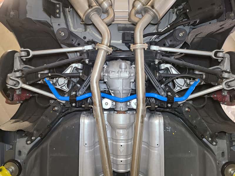 aFe — aFe 16-21 Infiniti Q50/Q60 3.0L (tt) Front and Rear Sway Bar Set Blue
Sway Bar Set - view 7