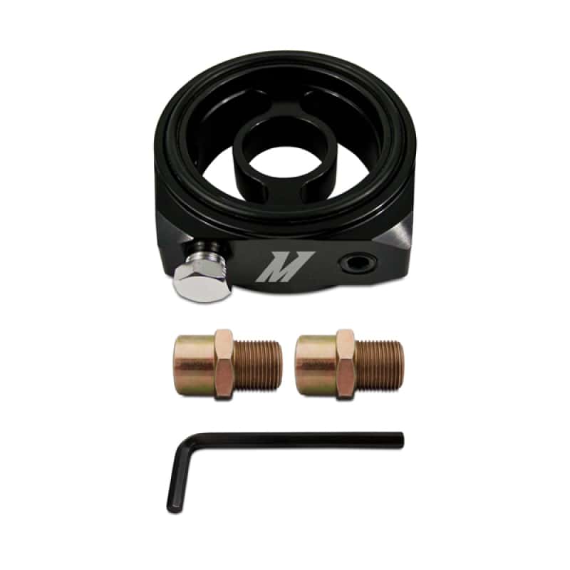 Mishimoto — Mishimoto Oil Sandwich Plate Adapter with 3 x 1/8in NPT Ports
Oil Cooler Adapter - view 1
