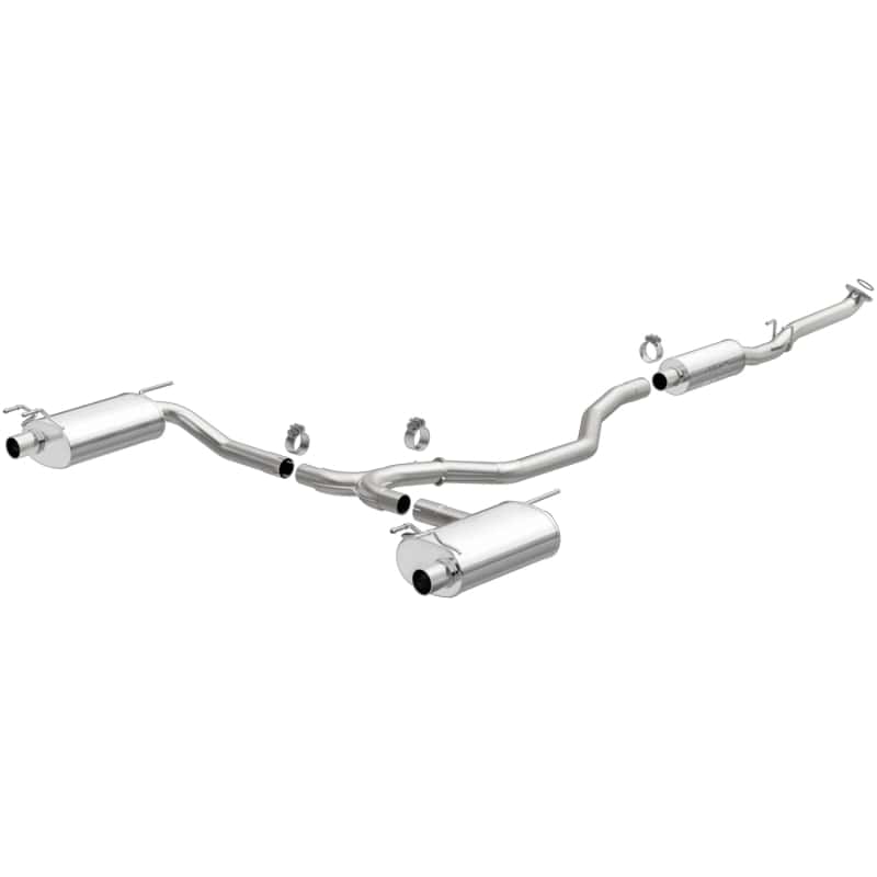 Magnaflow — MagnaFlow CatBack 2018 Honda Accord L4 2.0LGAS 2.5in Dual Outlet Stainless Street Series Exhaust
Cat-Back - view 1