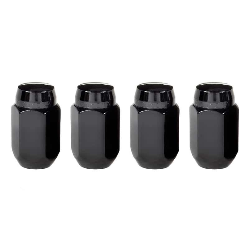 McGard — McGard Hex Lug Nut (Cone Seat) M14X1.5 / 22mm Hex / 1.635in. Length (4-Pack) - Black - view 5