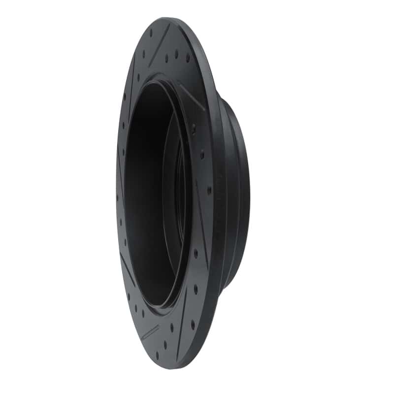 R1 Concepts — R1 16-25 Honda Ridgeline Rear Right Drilled & Slotted Black Brake Rotor
R1 Brake Rotor Drill - view 4