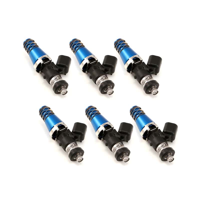 Injector Dynamics — Injector Dynamics 1340cc Injectors - 60mm Length - 11mm Blue Top - Denso Lower Cushion (Set of 6) - view 1