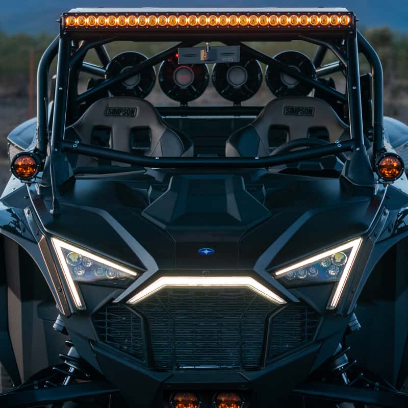 Rigid Industries — Rigid Industries 2017+ Polaris Pro R/Turbo R Revolve Amber PRO A-Pillar Light Kit
RZR 360 AMB APLR KIT - view 7