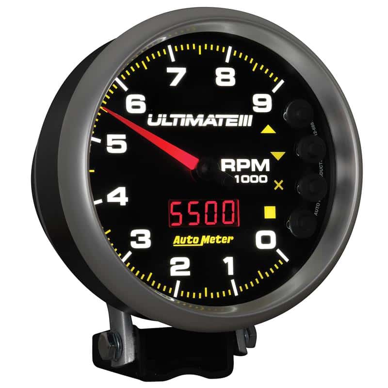 AutoMeter — Autometer 5 inch Ultimate III Playback Tachometer 9000 RPM - Black
5" ULTIMATE III PLAY - view 7