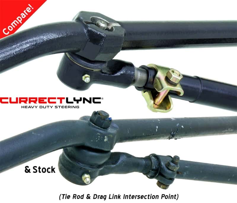RockJock — RockJock TJ/LJ/XJ/MJ Currectlync Steering System Bolt-On w/ 1 1/4in Dia. Tie Rod/Forged Drag Link
StrgLinkageAssembly - view 5
