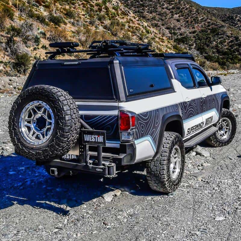 Westin — Westin EXP Truck Cap COMPLETE KIT A + BS (16-23 Toyota Tacoma 5.2ft. Bed)
 - view 4