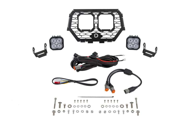 Diode Dynamics — Diode Dynamics 14-18 Polaris RZR XP Stage Series LED Grille Kit - Sport White Fog - view 1