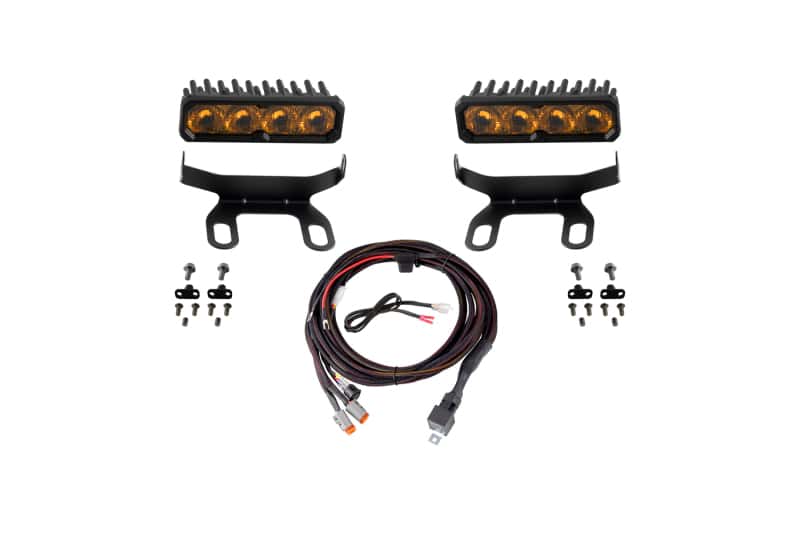 Diode Dynamics — Diode Dynamics 2013-2018 Ram 1500 Ram Standard SS6 Sport LED Kit Yellow Driving 3000K - view 1