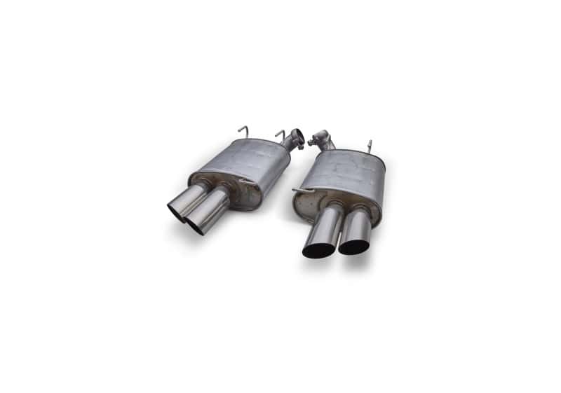 Ford Racing — Ford Racing 2013-2014 Mustang GT Axle Back QUAD TIP Mufflers with Rear Lower VALENCE
Muffler Kit - view 4