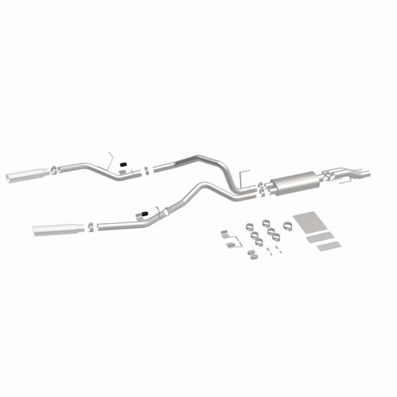 Magnaflow — MagnaFlow 11 Ford F-150 3.7L/5.0L/6.2L SS Catback Exhaust Dual Split Rear Exit w/ 3.5in SS Tips
Cat-Back - view 5