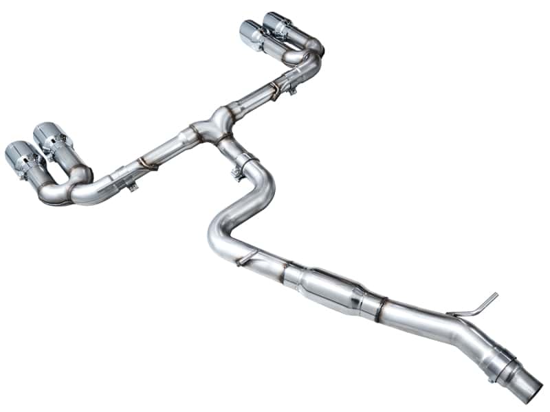 AWE Tuning — AWE 22-24 Audi 8Y S3 Track Edition Exhaust  - Chrome Silver Tips
Track Catback - view 6
