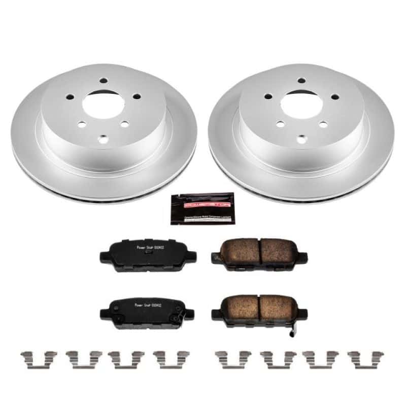 PowerStop — Power Stop 03-12 Infiniti FX35 Rear Z17 Evolution Geomet Coated Brake Kit - view 1