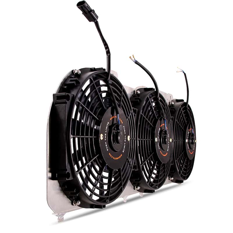 Mishimoto — Mishimoto 89-01 Jeep Cherokee XJ 4.0L Performance Aluminum Fan Shroud w/o Controller
Cooling Fan Assembly - view 3