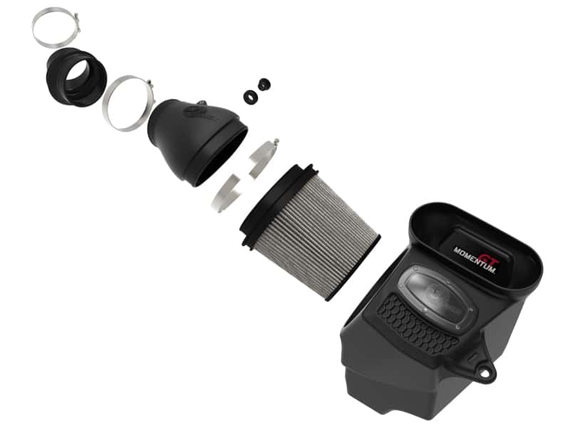 aFe — aFe Momentum GT Pro DRY S Cold Air Intake System 21-22 Jeep Wrangler 392 (JL) 6.4L V8
Momentum GT Intake - view 2