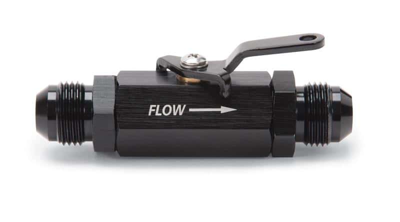Russell — Russell Performance Shutoff Valve -8 AN Male Black Finish
Fuel Shutoff Valve - view 3
