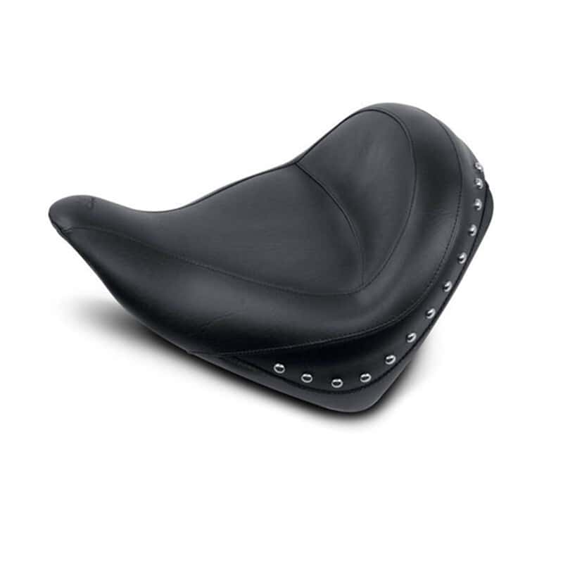 Mustang Motorcycle — Mustang 10-21 Honda VT1300CX Fury Wide Touring Solo Seat w/Studs - Black - view 2