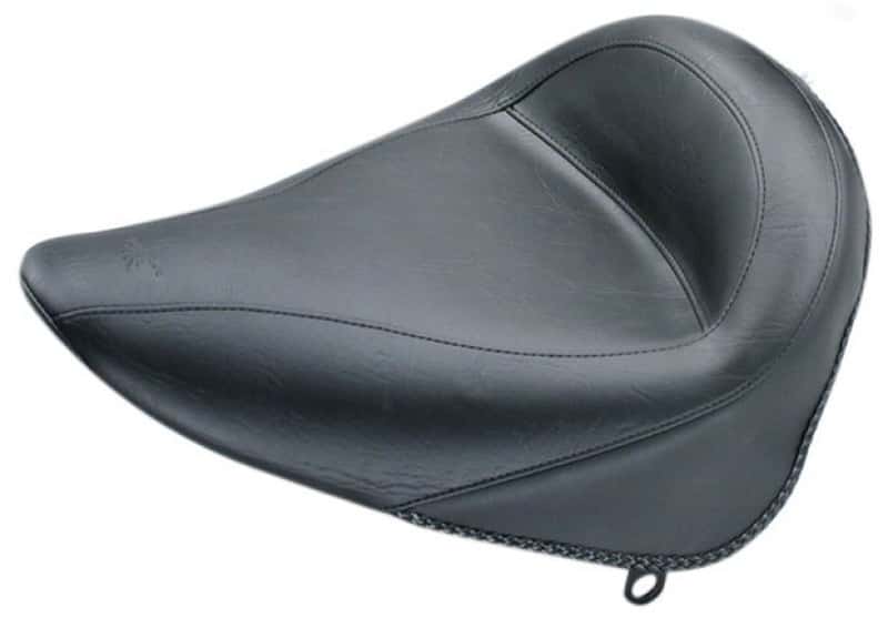 Mustang Motorcycle — Mustang 84-06 Harley Standard Rear Touring Solo Seat - Black - view 2