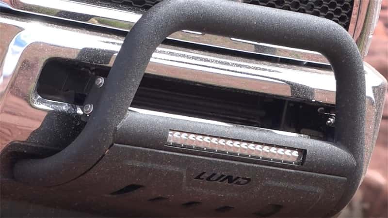 LUND — Lund 08-17 Toyota Sequoia Bull Bar w/Light & Wiring - Black
BULL BAR W-LED LIGHT
Bull Bar - view 6