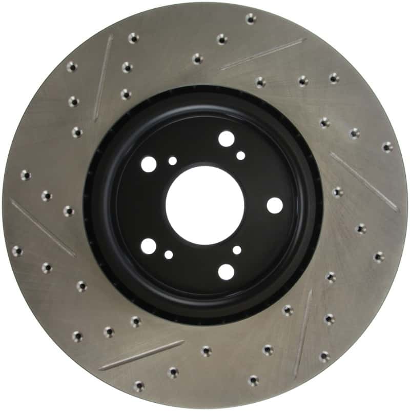 Stoptech — StopTech 04-08 Accura TL (Brembo Caliber) SportStop Slotted & Drilled Left Front Rotor
StopTech 04-08 Acura TL (Brembo Caliber) SportStop Slotted & Drilled Left Front Rotor
Slot/Drill Rotor - view 3