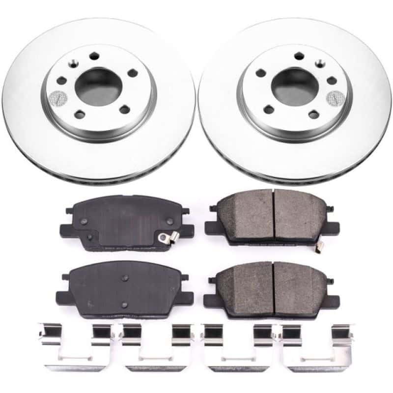 PowerStop — Power Stop 18-19 Buick LaCrosse Front Z17 Evolution Geomet Coated Brake Kit - view 1
