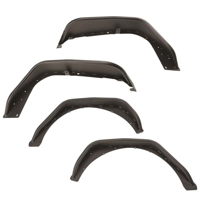 Rugged Ridge — Rugged Ridge HD Steel Tube Fenders Full Set Black 18-19 JL
OFFROAD_FENDERFLARES
Fender Flare - view 1