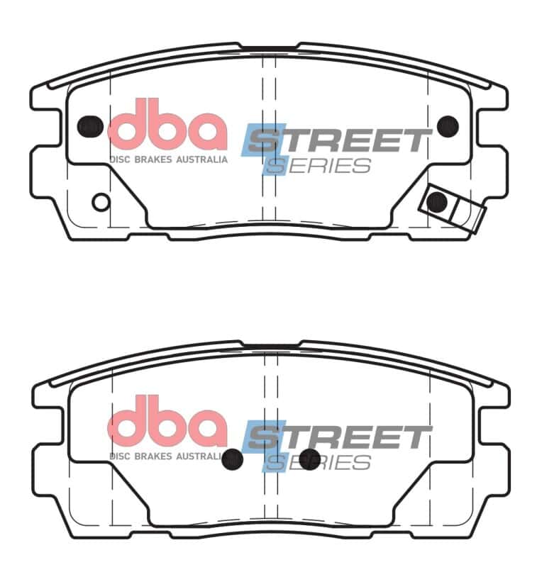 DBA — DBA 12-15 Chevrolet Captiva Sport Street Series Rear Brake Pads
Brake Pad - view 1