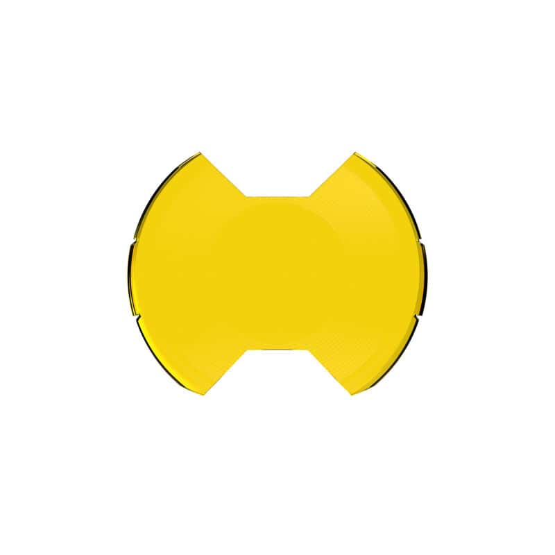 KC HiLiTES — KC HiLiTES SlimLite 8in. LED Light Shield SAE Driving (Shield Only) - Selective Yellow - view 9