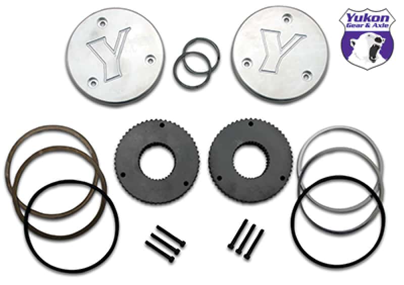 Yukon Gear & Axle — Yukon Gear Hardcore Drive Flange Kit For Dana 44 / 30 Spline Outer Stubs. Yukon Engraved Caps
Drive Flange Kit - view 1