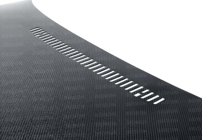 Seibon — Seibon 02-05 BMW 3 Series 4dr E46 (Manuf Date 7/02-7/06 Models Only) OEM-Style Carbon Fiber Hood - view 10