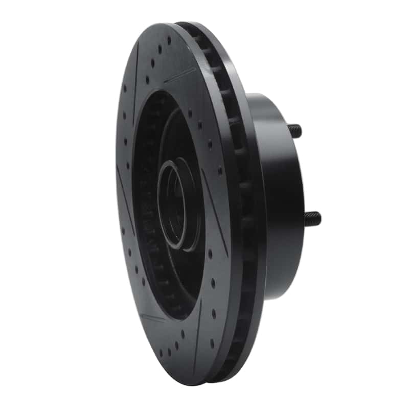 R1 Concepts — R1 67-74 Buick GS Front Right Drilled & Slotted Black Brake Rotor
R1 Brake Rotor Drill - view 4