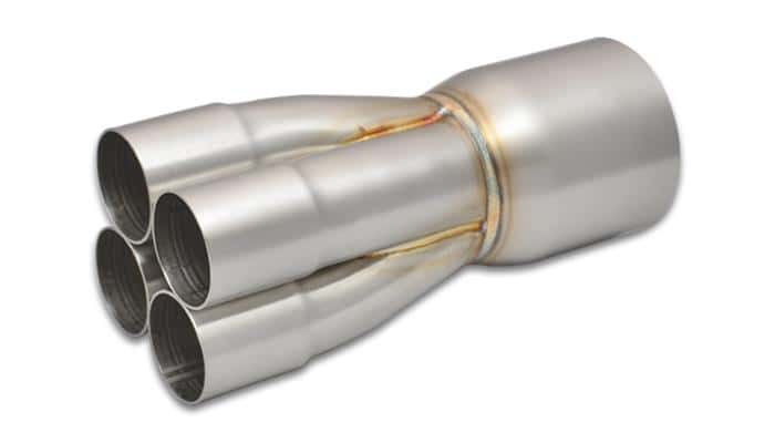 Vibrant — Vibrant 4-1 SS Merge Collectors (1-3/4in Inlet Slipover ID 3in Merge Outlet OD) - Sold Individually
1.75ID3OD4-1Collectr
1.75"ID3"OD4-1Cltr
Exhaust Collector - view 4