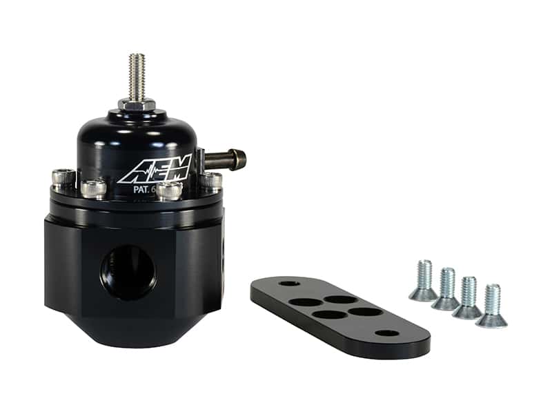 AEM — AEM Universal Black Adjustable Fuel Pressure Regulator
Universal Adjustable
Adj Fuel Press Reg - view 3