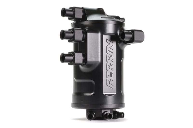 Perrin Performance — PERRIN 02-21 Subaru WRX / 04-21 STI Air Oil Separator - Black - view 1