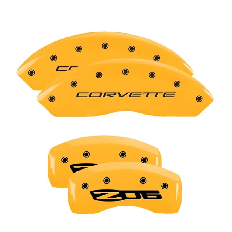 MGP — MGP 4 Caliper Covers Engraved Front C5/Corvette Engraved Rear C5/Z06 Yellow finish black ch
Caliper Covers - view 1