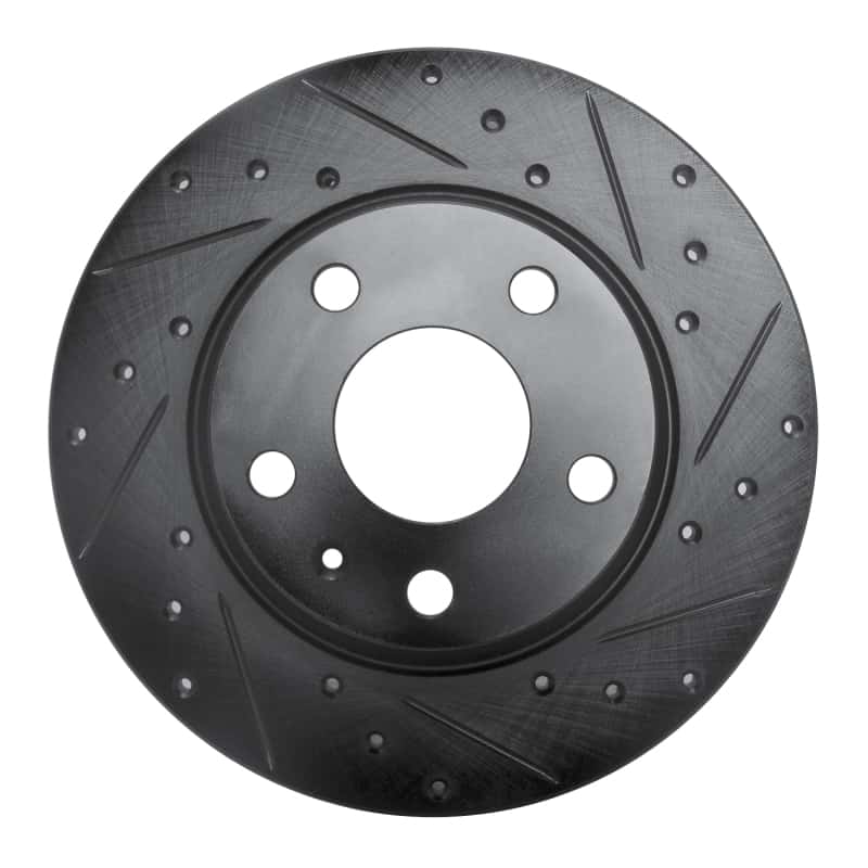 R1 Concepts — R1 08-15 Audi TT Quattro Rear Right Drilled & Slotted Black Brake Rotor
R1 Brake Rotor Drill - view 1