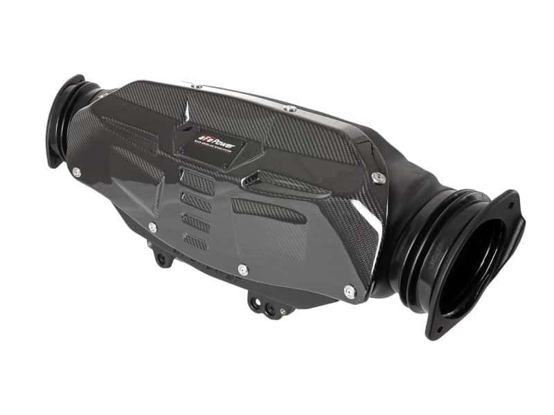 aFe — aFe Black Series Carbon Fiber Pro 5R Air Intake System 2020 Chevrolet Corvette C8 V8 6.2L
Black Series Intake - view 1