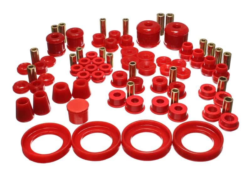 Energy Suspension — Energy Suspension 97-01 Honda Prelude (Type SH only) Red Hyper-Flex Master Bushing Set
Master Bushing Kit - view 3