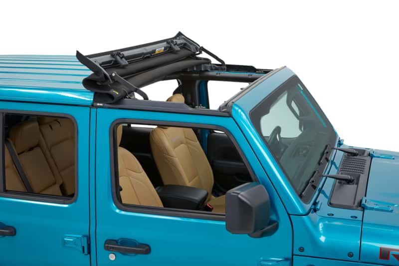 Bestop — Bestop 20-26 Jeep Gladiator / 18-26 Wrangler JL Sunrider For Hardtop (Premium Black Twill)
Sunrider - view 3