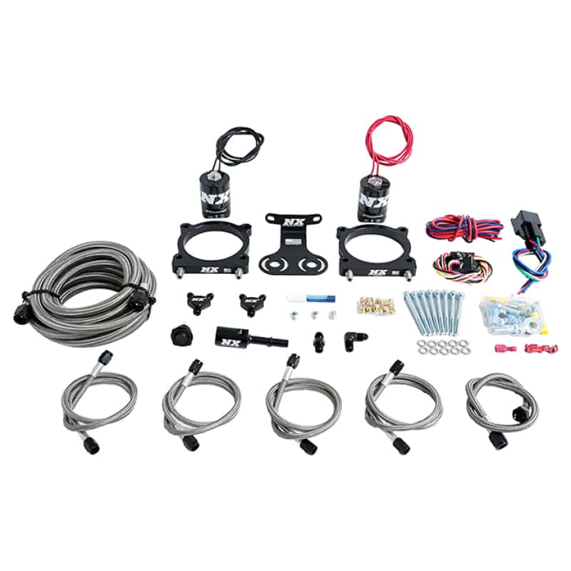 Nitrous Express — Nitrous Express 2024+ Ford Mustang 5.0L Dual Throttle Body Plate System w/o Bottle
Injection System Kit - view 1